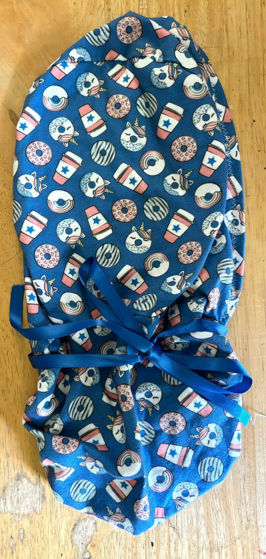 Red, White and Blue Morning Scrub Cap