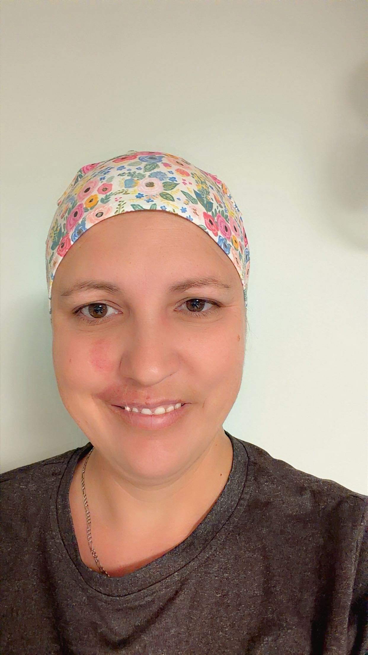 Spring Flowers Scrub Cap